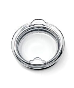 A clear lid for a tumbler.