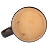 The bottom of the Wookiee Cookie hand thrown mug. It is stamped with Lucasfilm and Deneen Pottery.